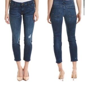 DL1961 Davis Skinny Boyfriend Jeans cropped length Venus color size 27